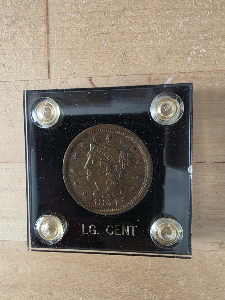 1854 Large Cent