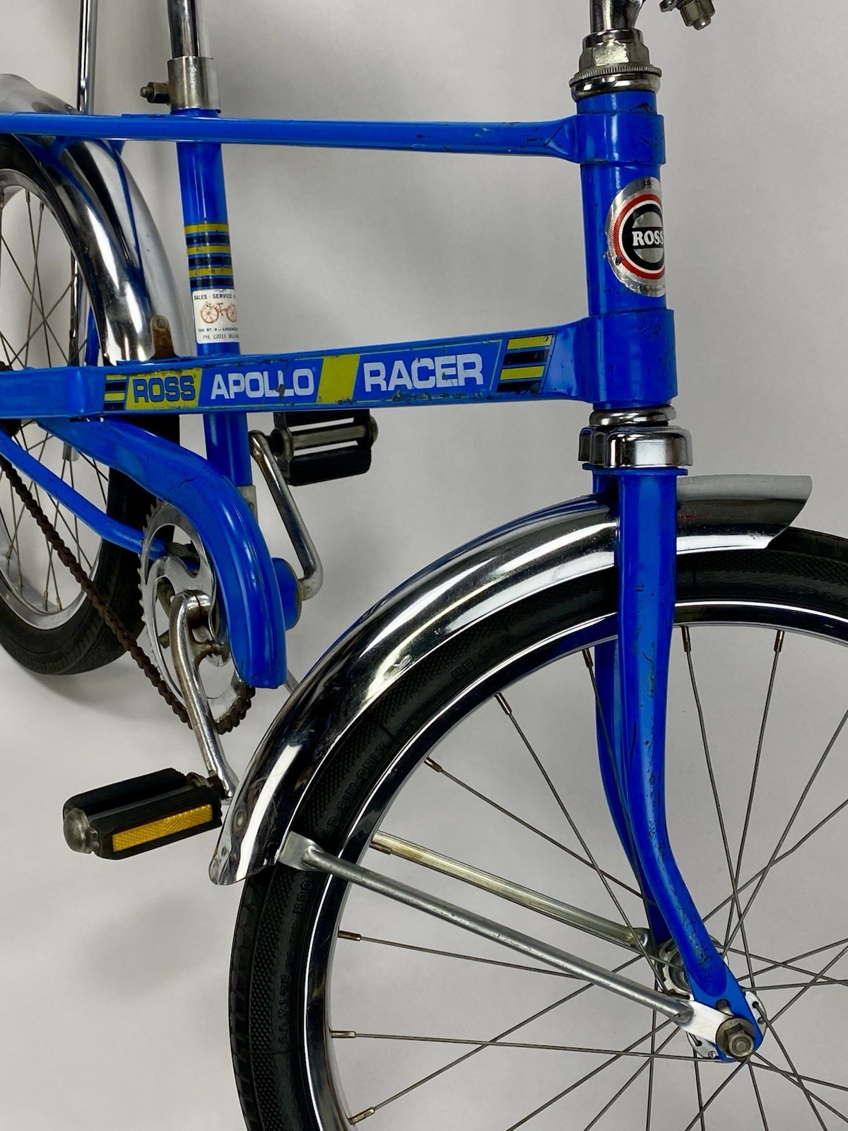 Vintage Ross Apollo Racer 20” 1970’s Muscle Bike Hawaiian Maui Blue TTT Original