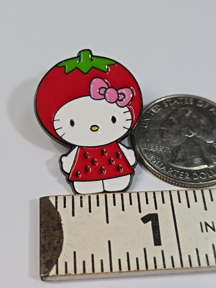 Hello Kitty Lapel Pin Tomato Hat