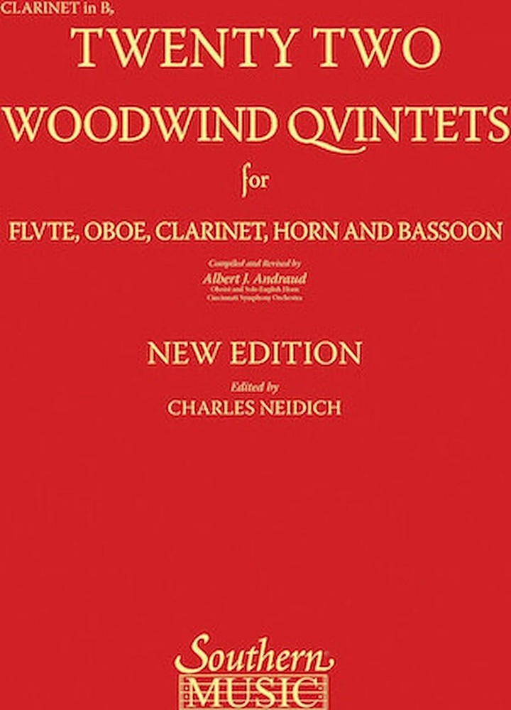 22 Woodwind Quintets - New Edition