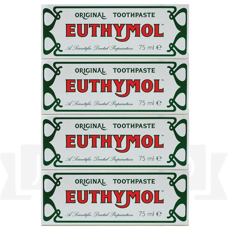 Euthymol Original Toothpaste 75ml PACK OF 4