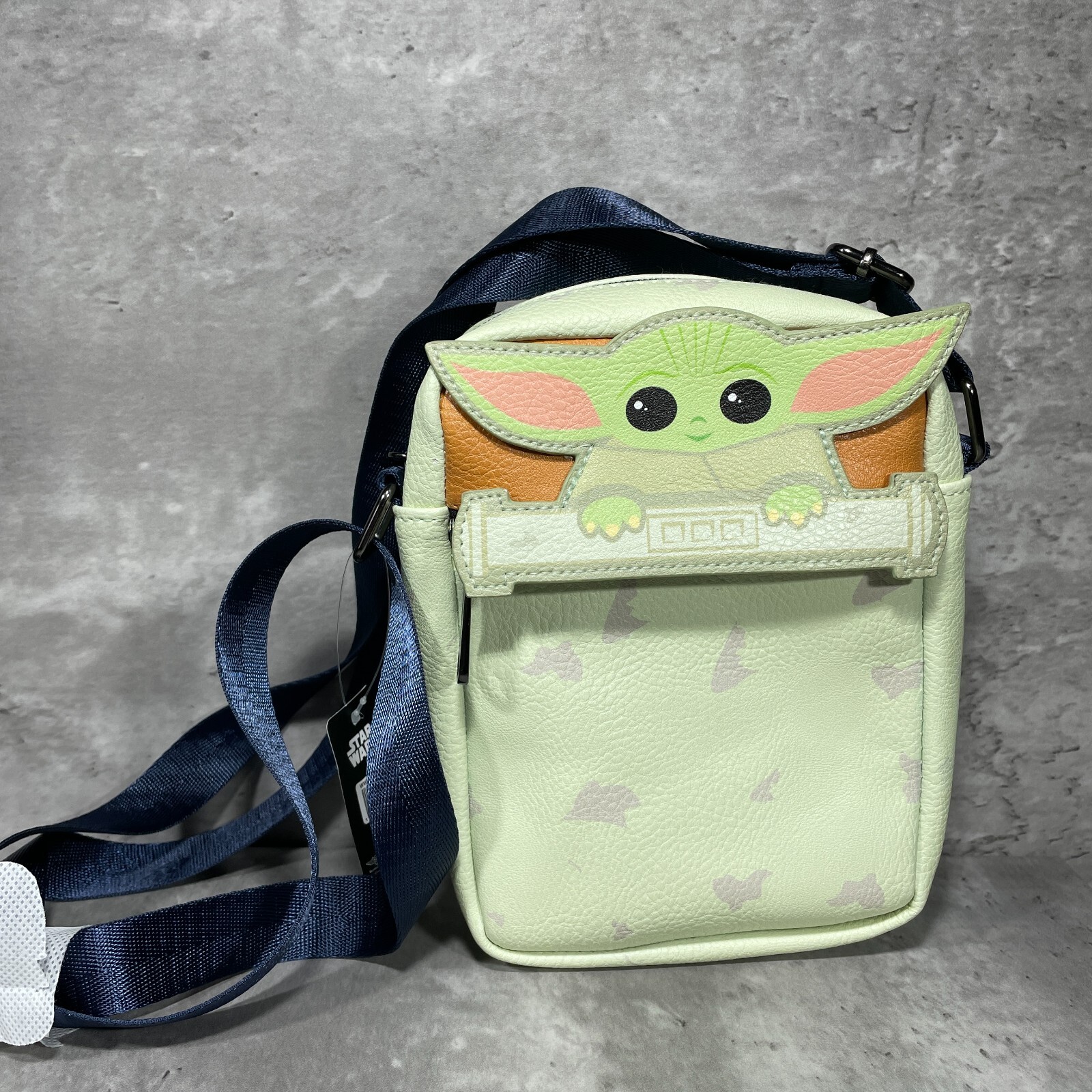 Disney Star Wars Mandalorian The Child Crossbody Bag Zippered Pockets Strap New