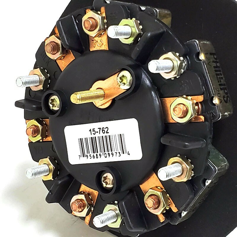 Phillips 15-762 7-Way 20 AMP Circuit Breakers Socket Split Pin Extended Barrel