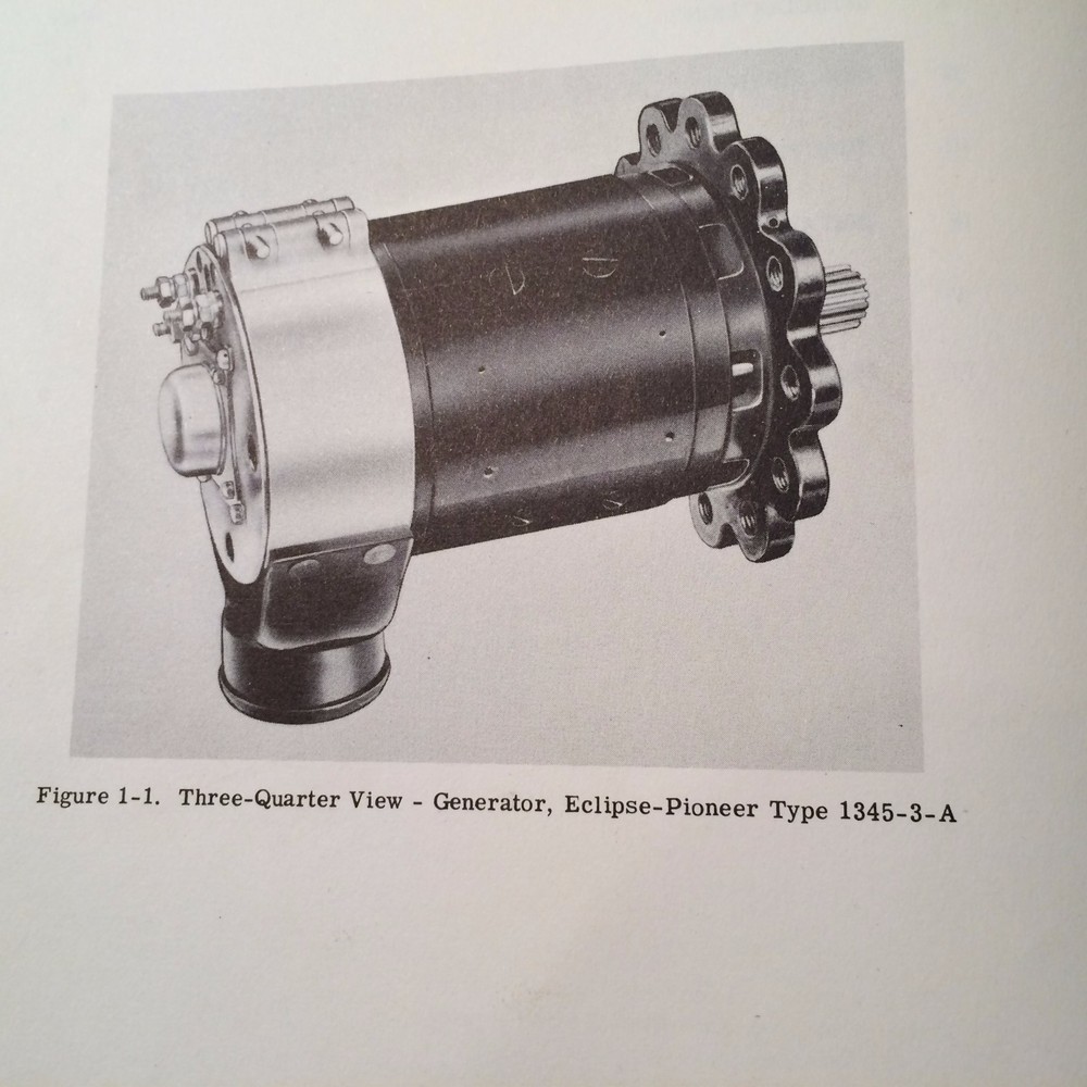 Eclipse-Pioneer DC Generator 1345 Install, Operating & Line Maintenance Manual