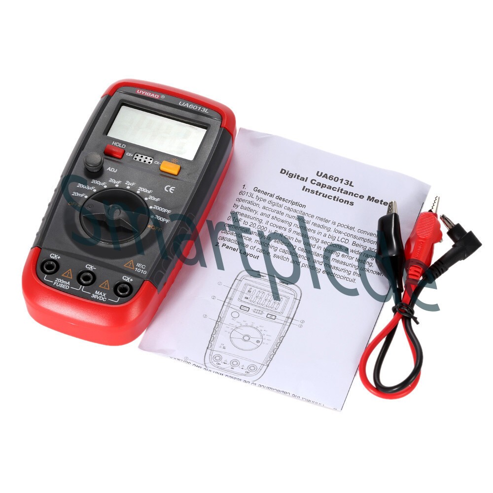 Handheld Digital Capacitance Capacitor Tester Electronic Auto Capacimeter P4F2 ~