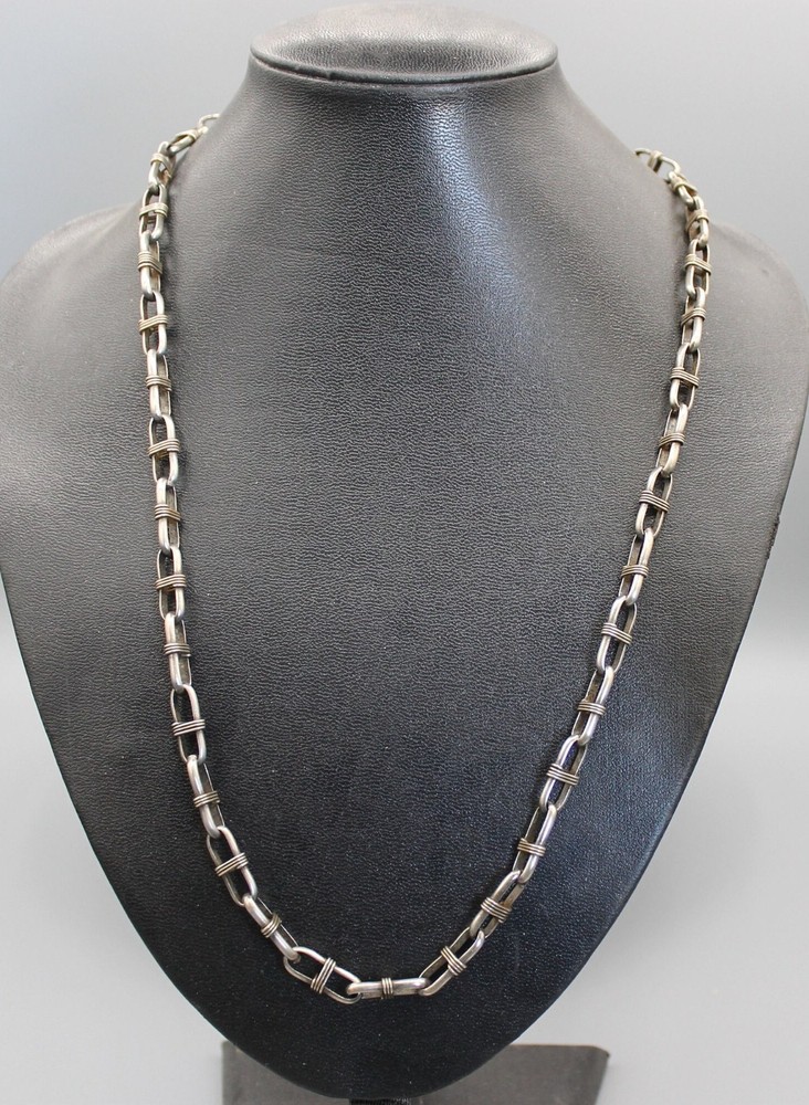 Sterling Silver Link Necklace
