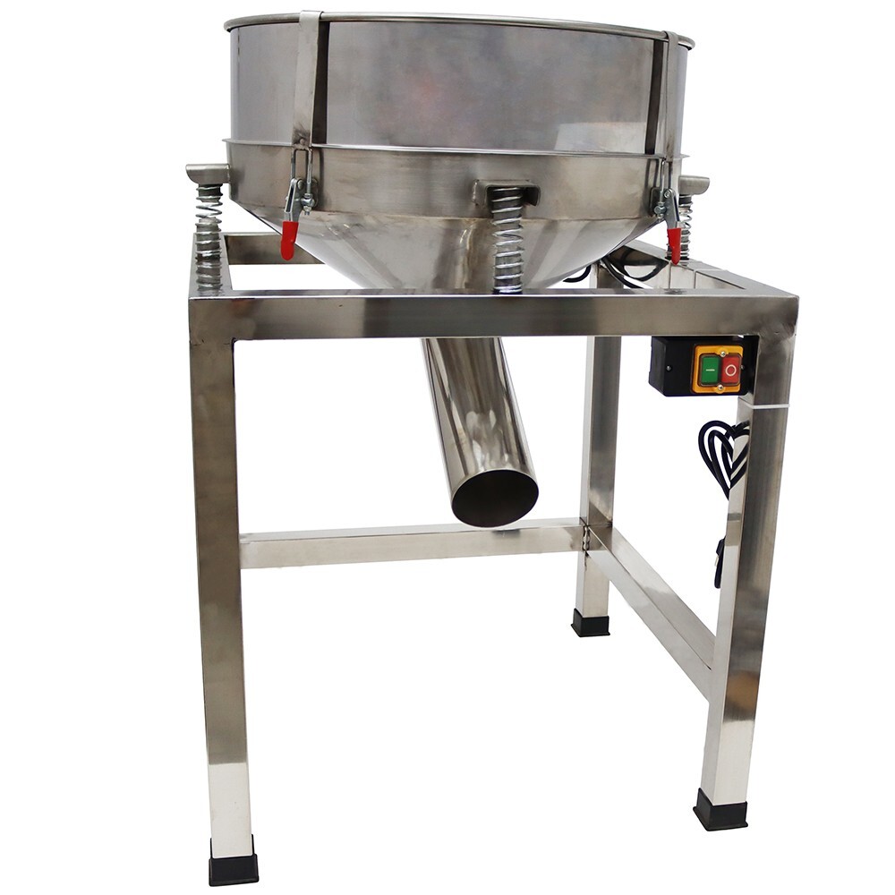 19.6in Electric Sieve Industrial Vibrating Screen Stainless Shaker 40 , 100 Mesh