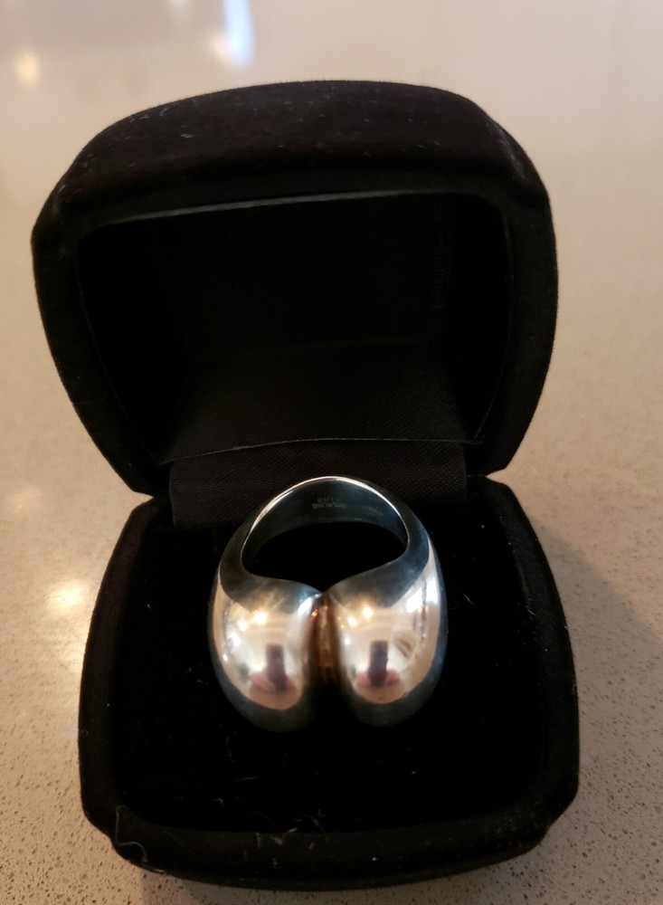 Artisan sterling butt rear end ring 7