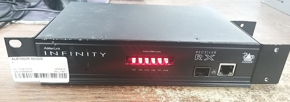 ADDER ALIF1002R INFINITY RX Receiver. *READ⬇️*