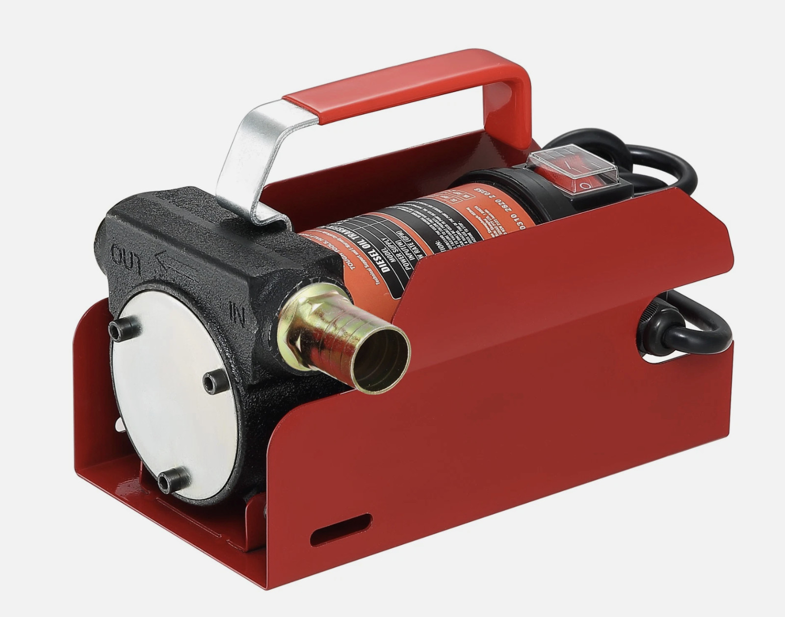 Uimoso 12V DC Electric Fuel Transfer Pump forDiesel Kerosene 10 GPM with NozzleK