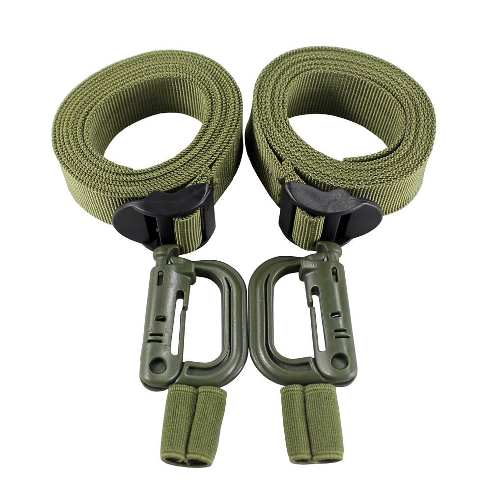Molle Webbing Backpack Strap 2PCS Heavy Duty Utility Strap with Buckle Set