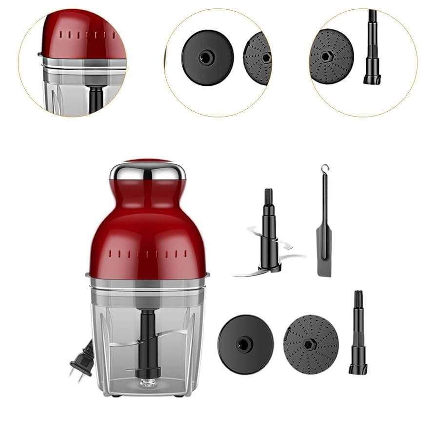Variable Multifunction Food Processor, Red
