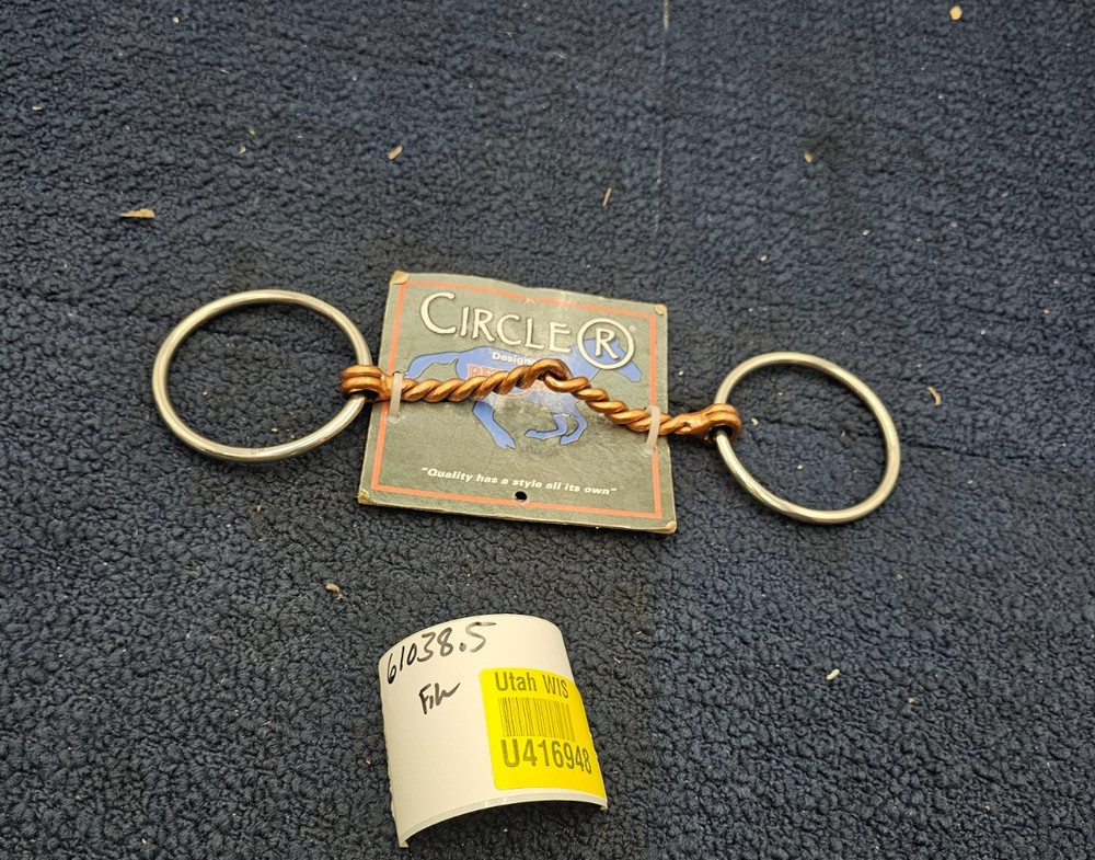 Reinsman Circle R CR115 All Around Light Ring Snaffle Bit