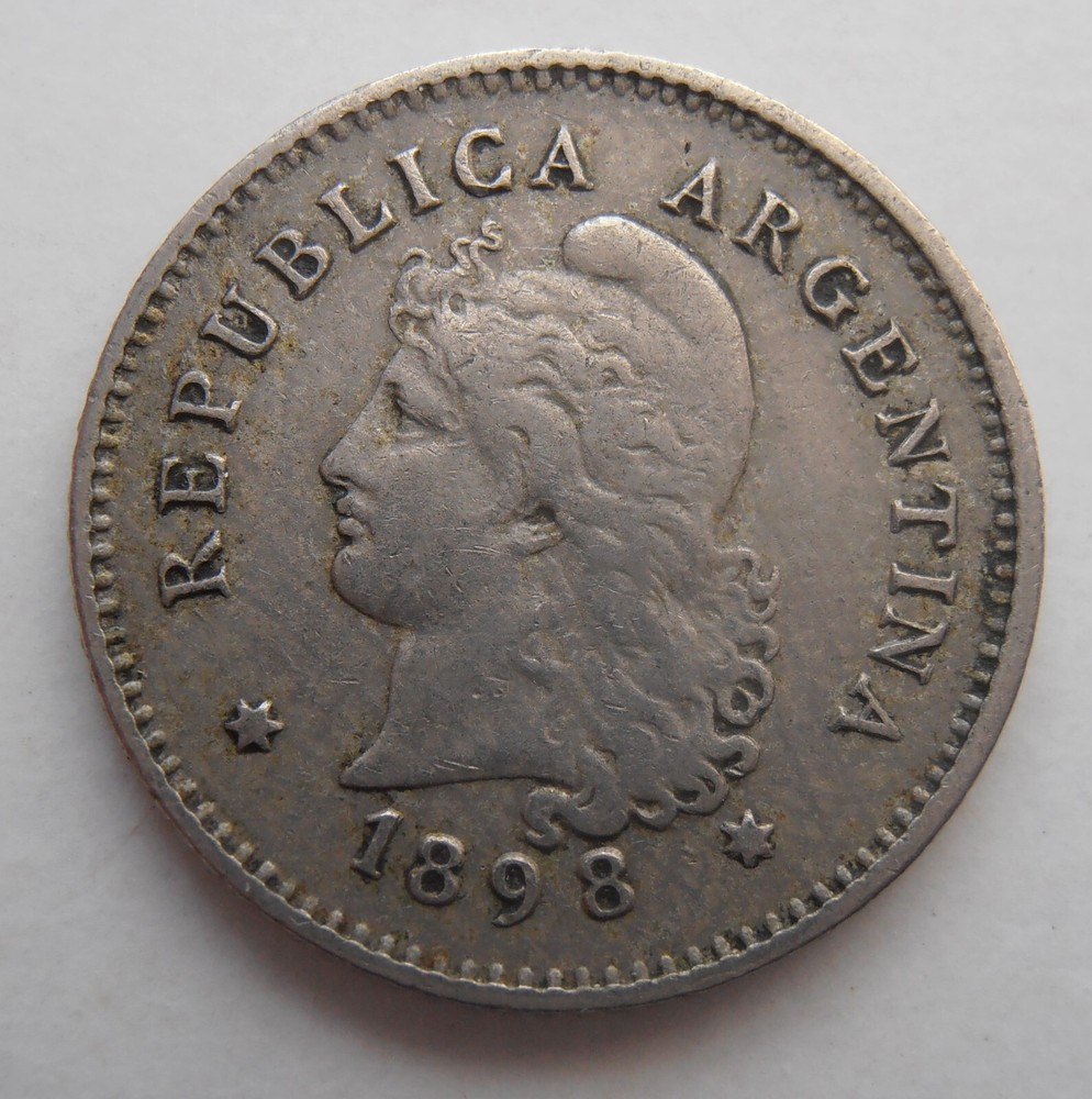ARGENTINA 10 CENTAVOS 1898