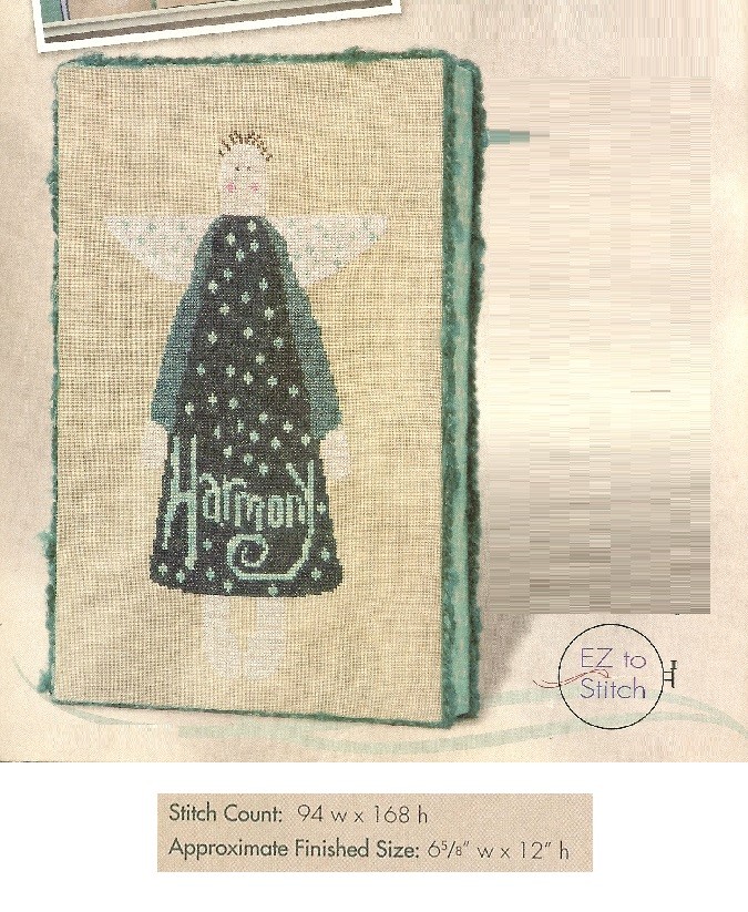 HARMONY ANGEL  -  CROSS STITCH PATTERN ONLY  HM - SYS