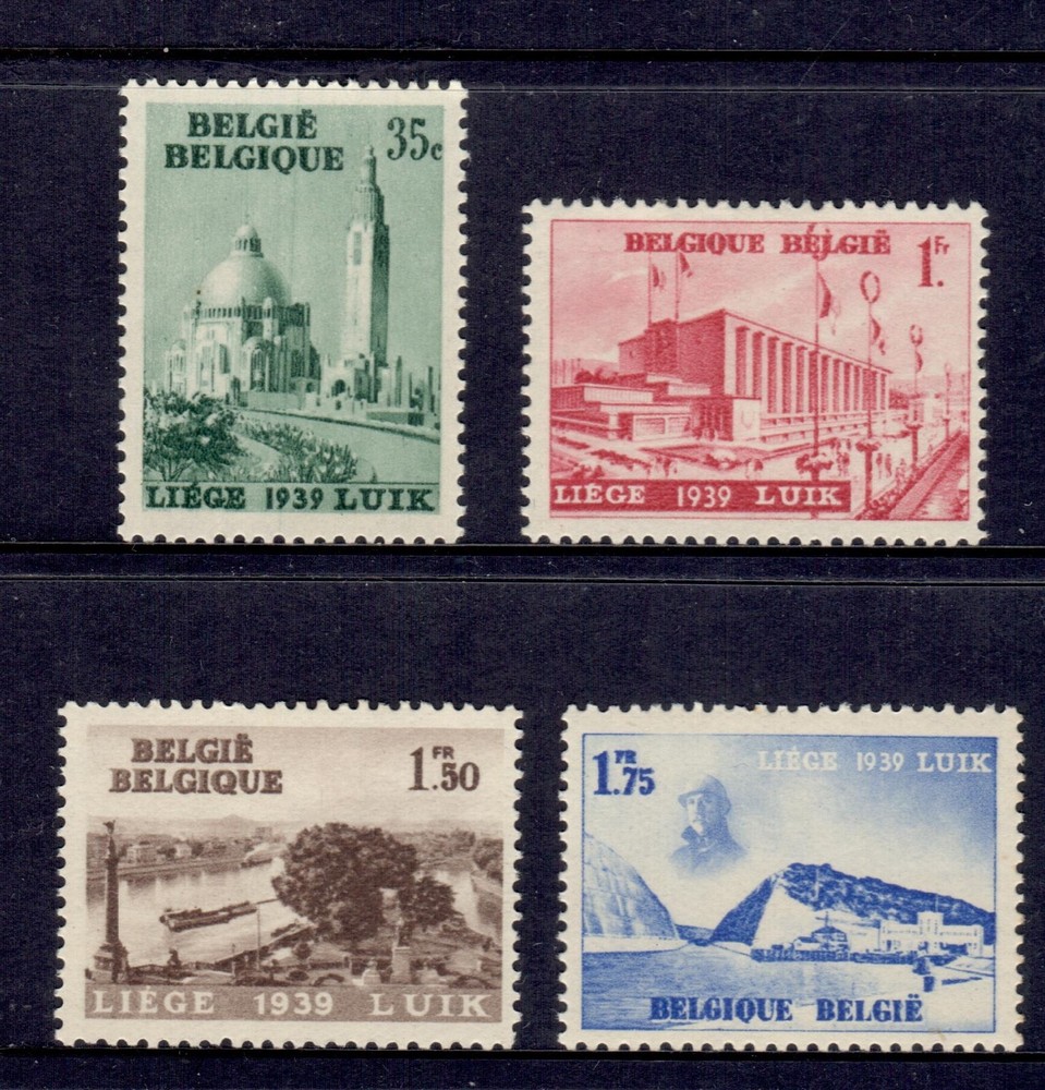 BELGIUM 1938 Liege set MLH