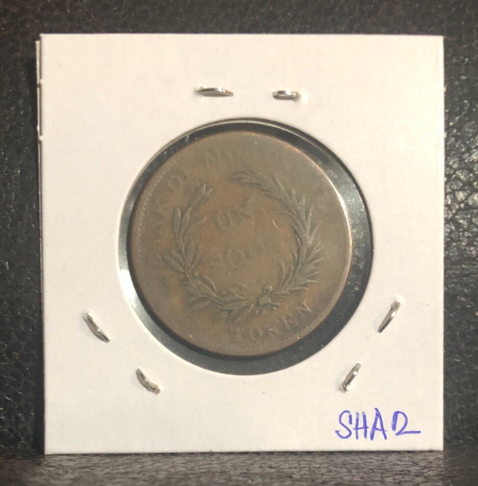 1836 Lower Canada Un Sou Copper Token -27.8MM