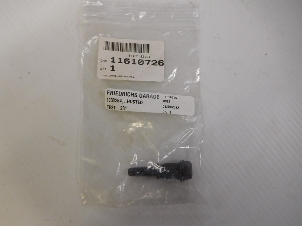 New Genuine GM Engine Bolt 11610726