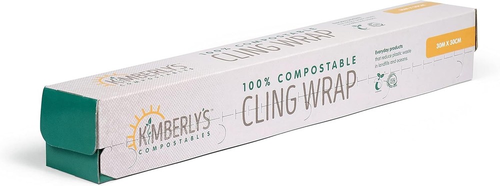 Compostable plastic wrap – 99ft x 12inch roll