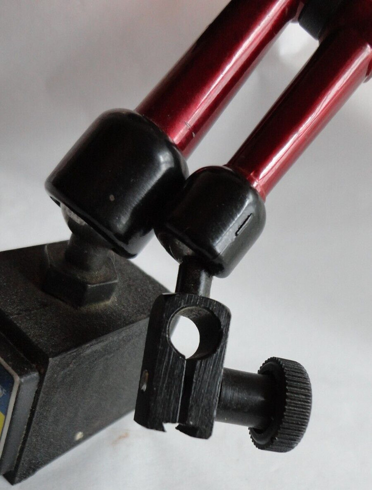 Magnetic Base Adjustable Metal Test Indicator Holder Digital Level 7-3/4"