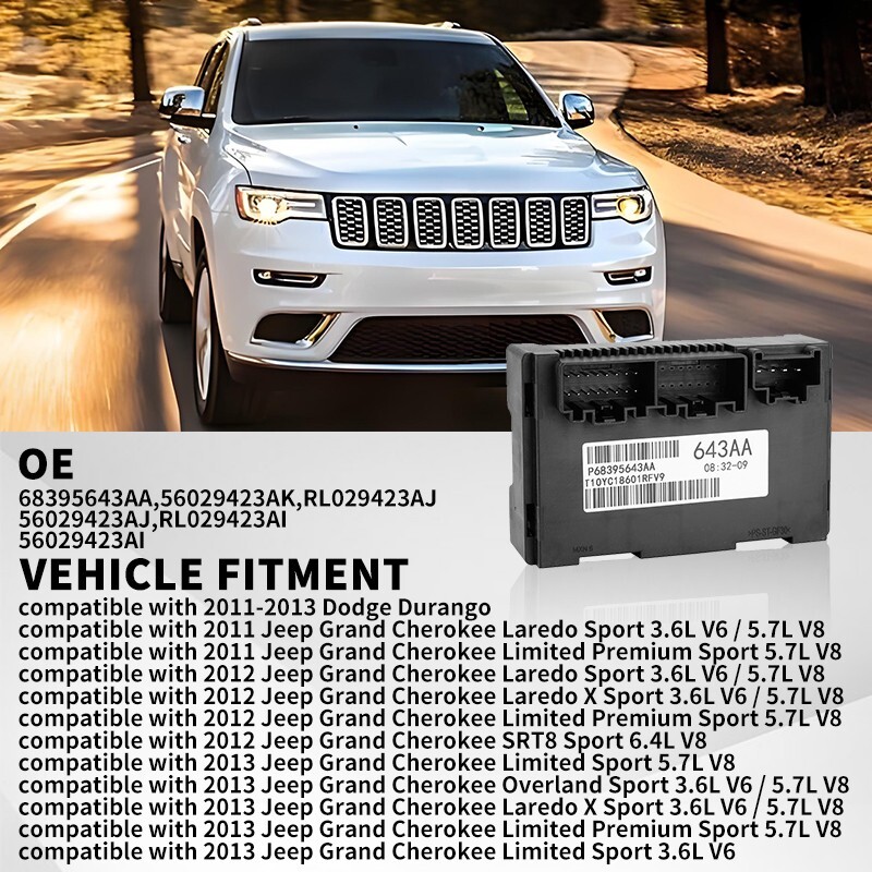 Programmed Transfer Case Control Module for Jeep Grand Cherokee Dodge Durango✨