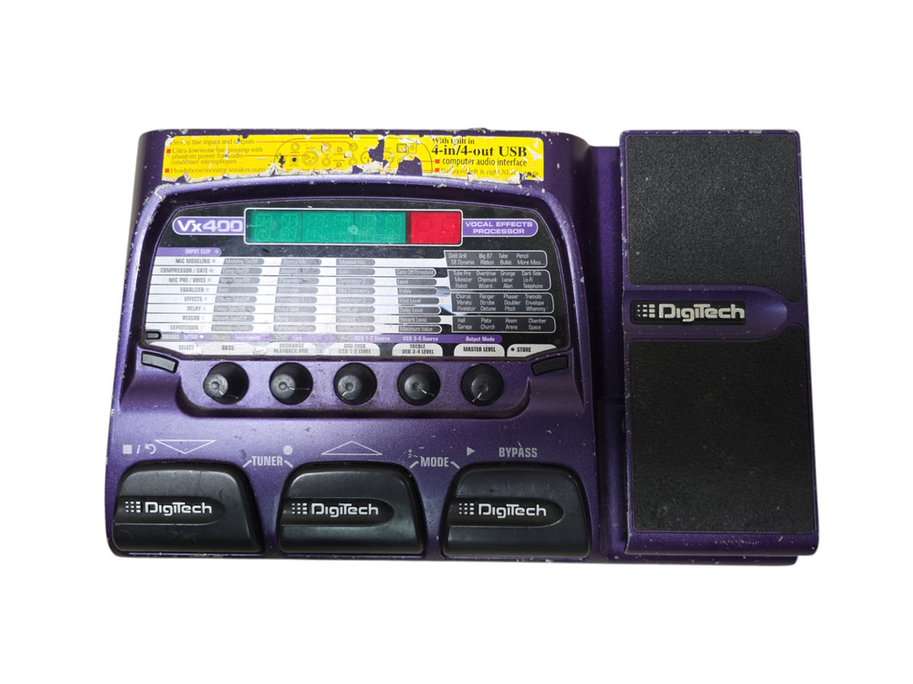 DIGITECH Vx400 Vocalist Multi-Effects Pedal Processor