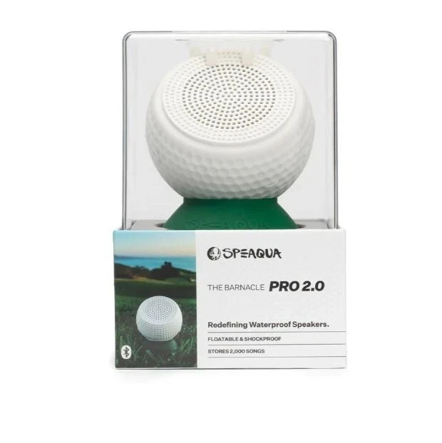 Speaqua The Barnacle Pro 2.0 Golf Model, 100% Functionally Bluetooth Speaker