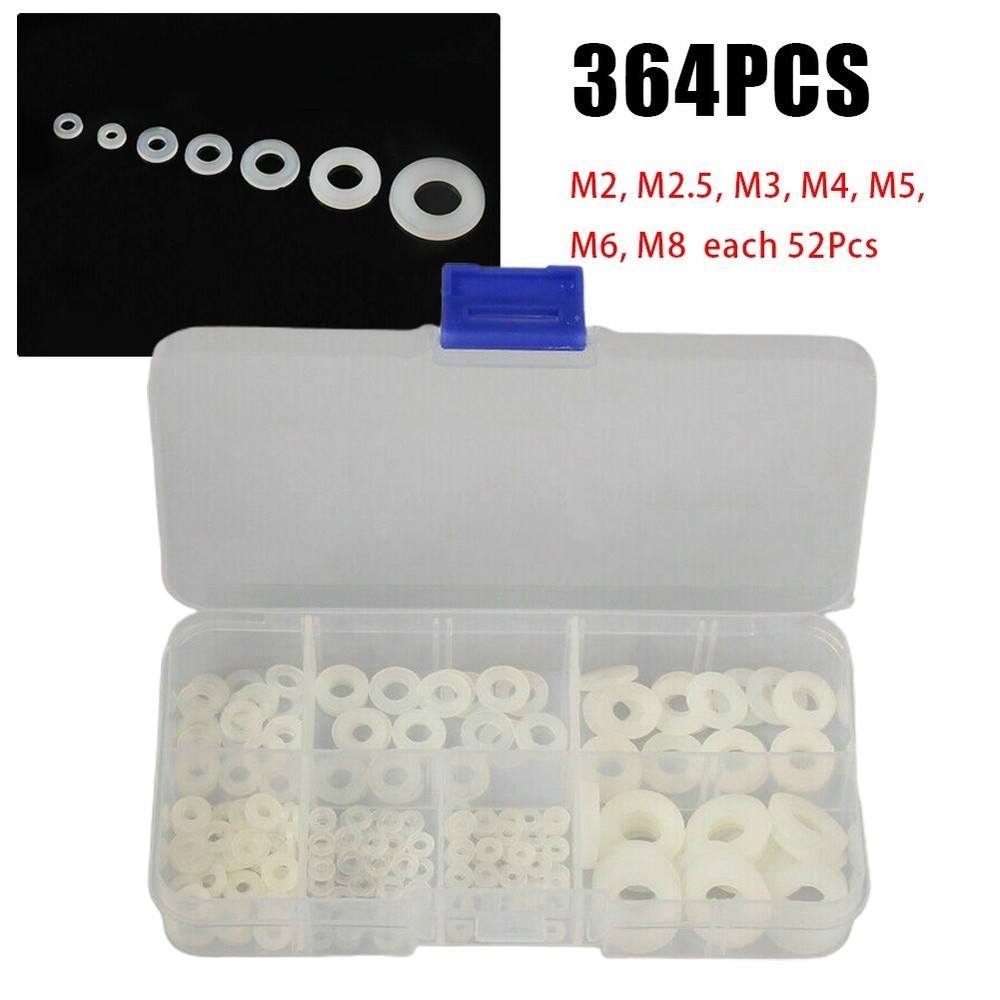 Washers 364PCS For Electrical Connections For Screws Threaded/bolt-type