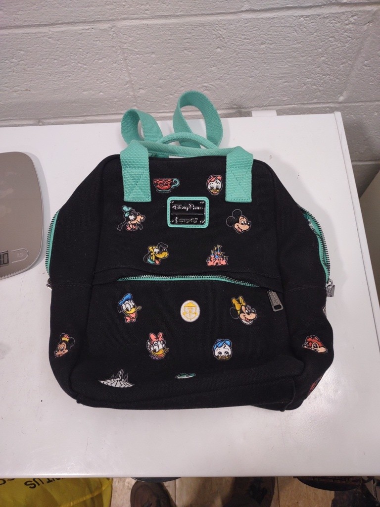 2024 Disney Parks Exclusive Canvas Loungefly Backpack