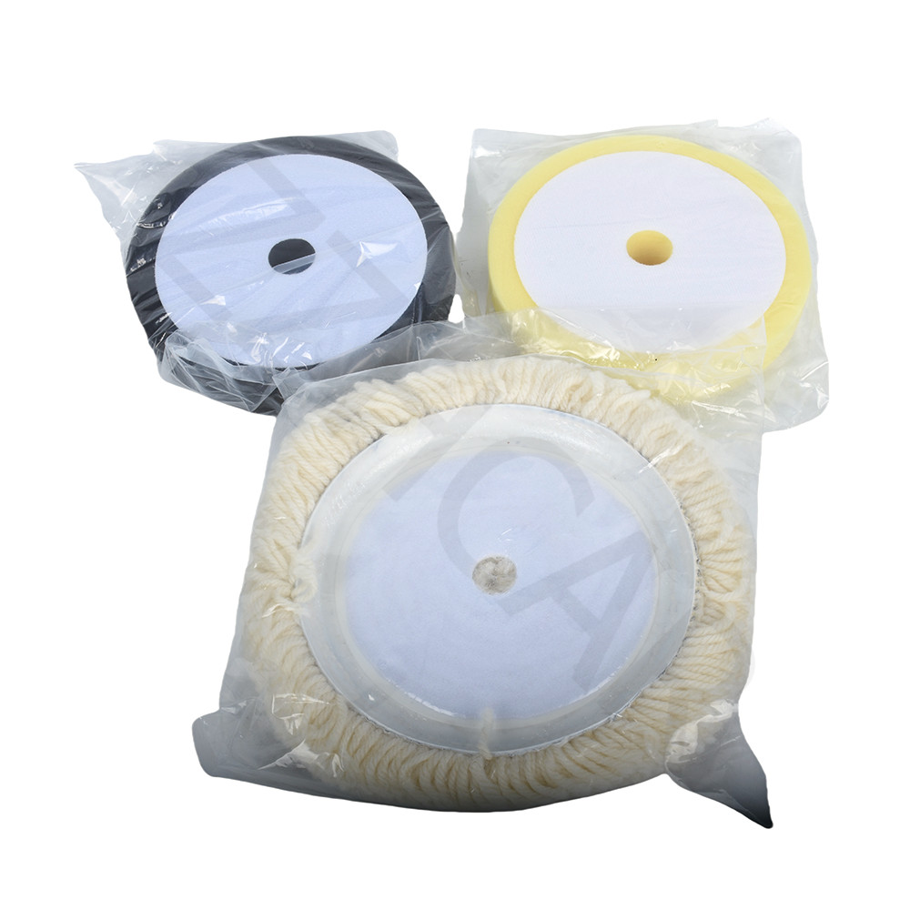 7" Polisher Pads Kit Fits Milwaukee M18 2738-20 49-36-2783 49-36-2784 49-36-2785