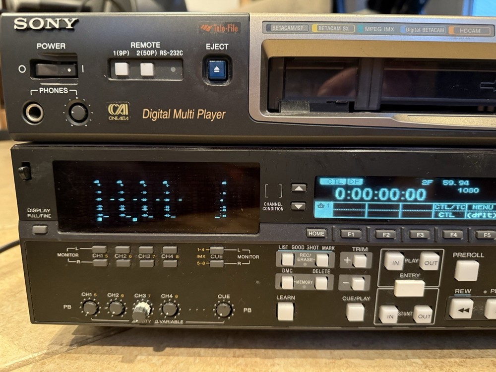 Sony HDW-M2100 HDCAM Prostudio Editing Player