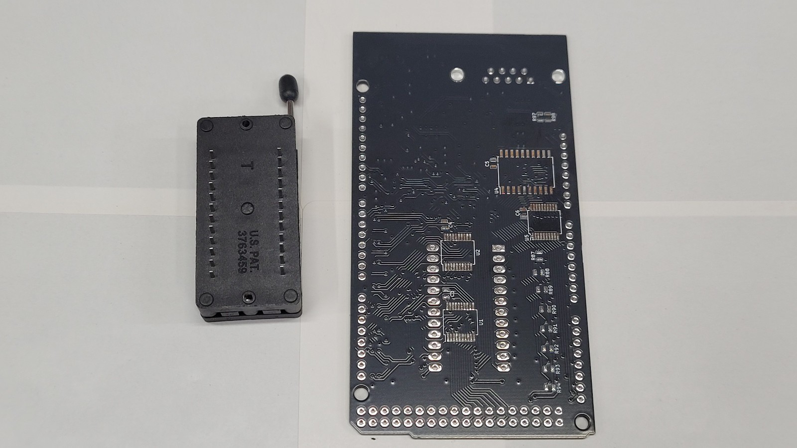 1702A EPROM programmer PCB With 3M Socket