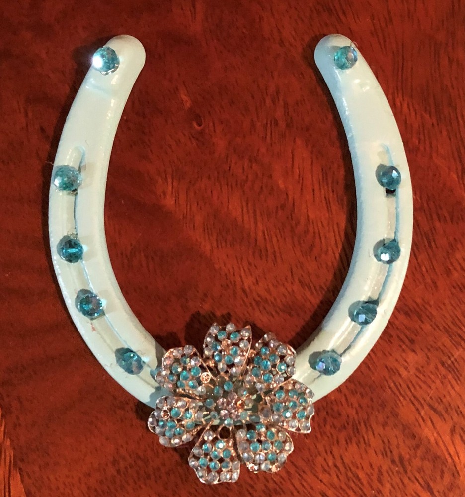 Small Horseshoe Decor, Bling, Handcrafted