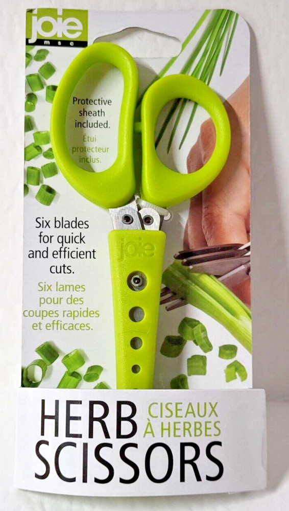New Joie MSC Herb Scissors Six Blades for Quick Efficient Cuts Kitchen Tools