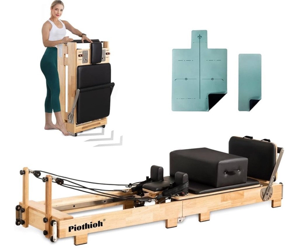 pilates reformer machine wood pre owned