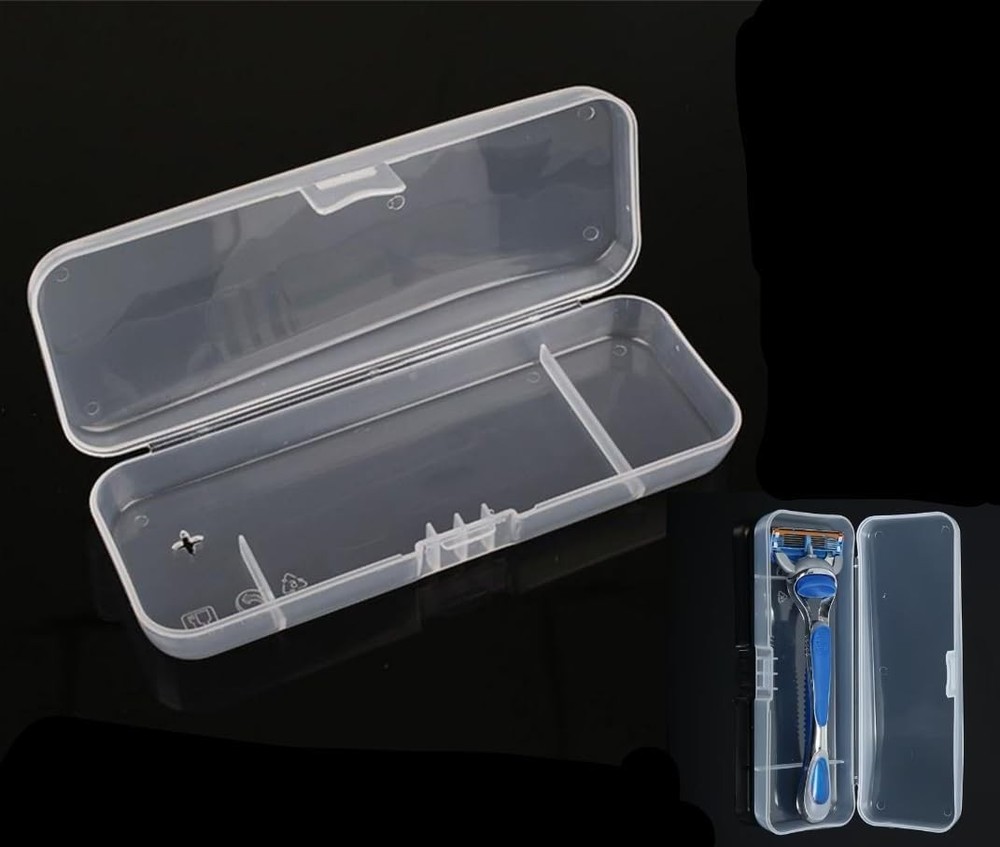 Transparent Shaving Box for Shaver Razor, Razor Protector Plastic