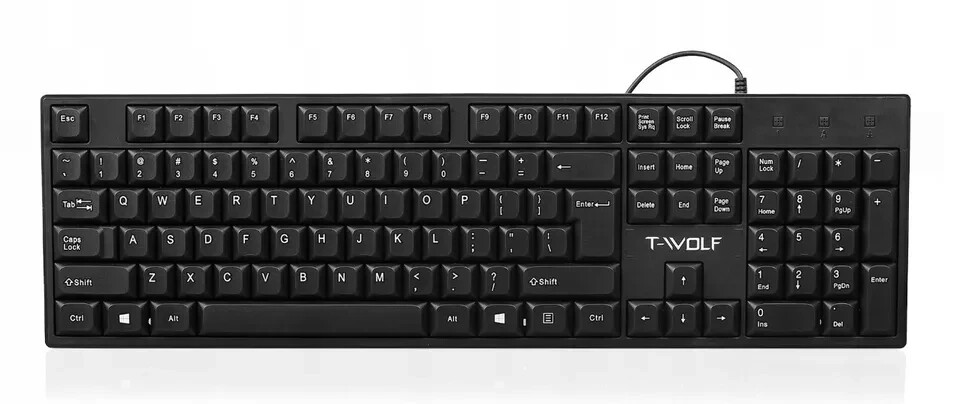 Gaming Usb Luminous Wired Keyboard Floating Manipulator