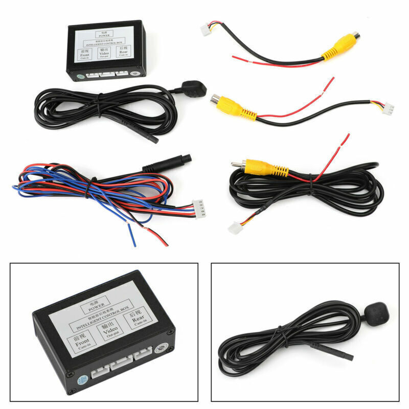 1PC Universal Car Front Rear Parking View Camera Switch 2 Channel Control Box EP