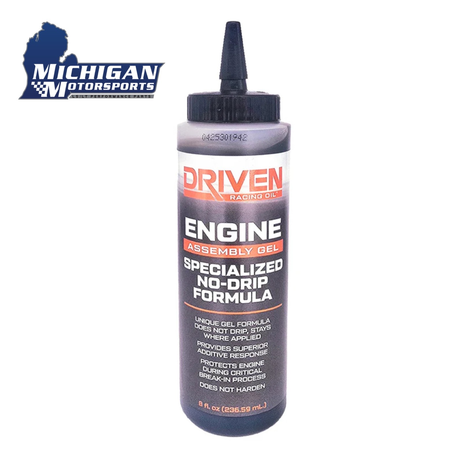 Driven Racing Oil Engine Assembly Gel - 8 Ounce Bottle