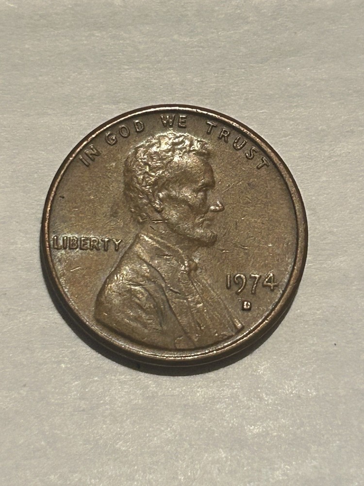 1974 Penny “D” Mint Mark Error Cent