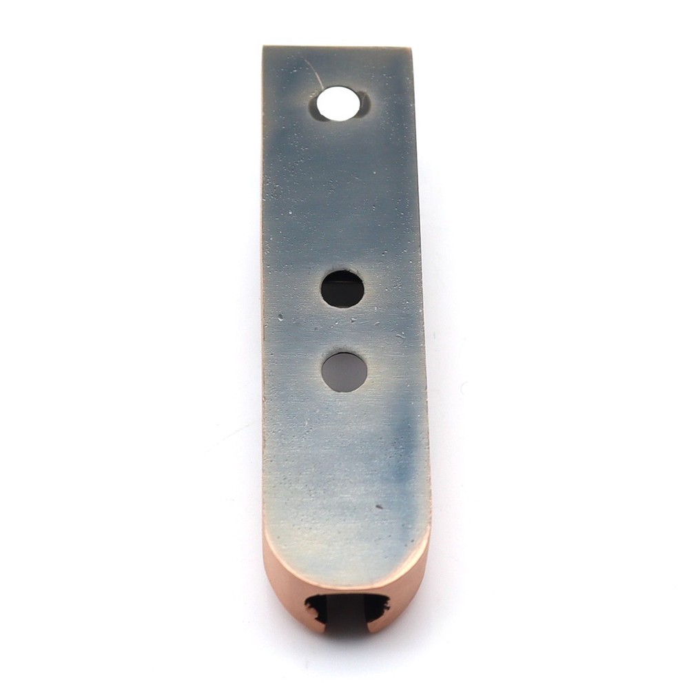 6 String Bass Bridge Individual Bridge Tailpiece Single String Saddle Red Copper