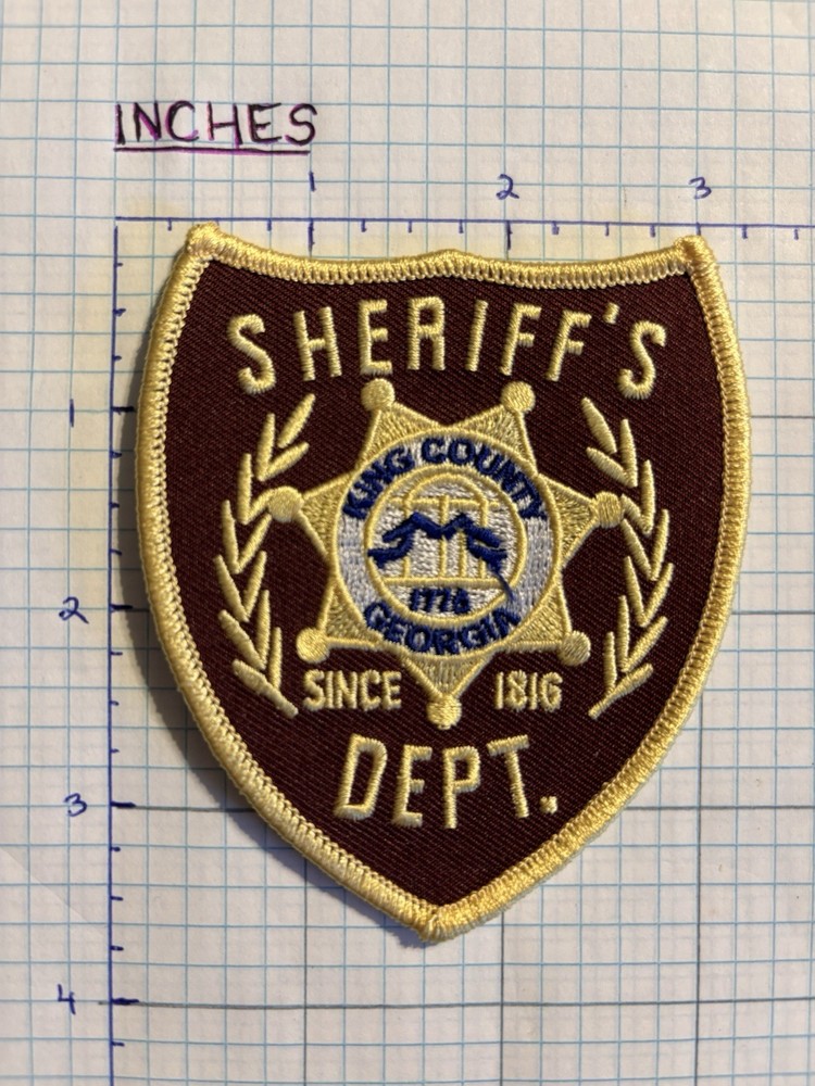 THE WALKING DEAD                          King County, GA  Sheriff’s Dept. Patch