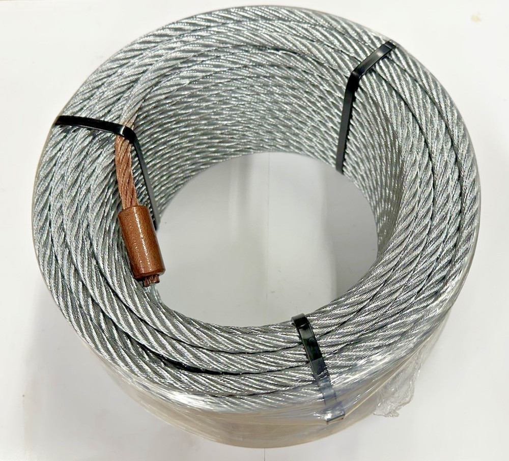 Water Service Line Slitter Puller Trenchless Pipe Replacement Cable 5/16”x 125’