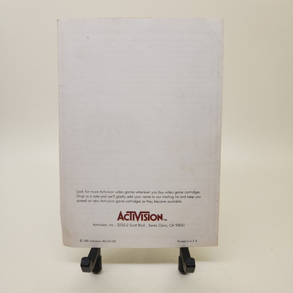Atari Instruction Manual Booklet - Stampede 1981