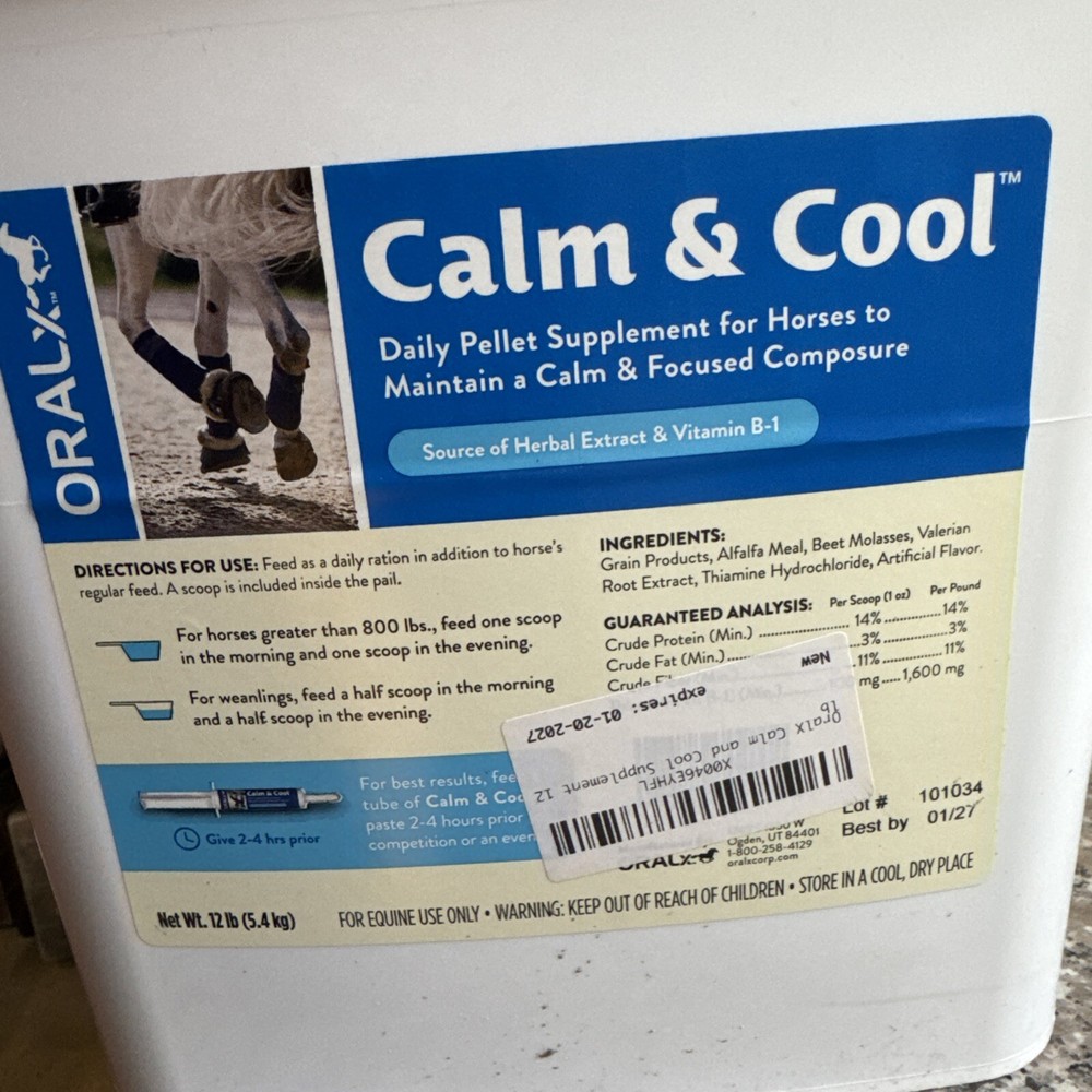 Calm & Cool Pellets, 12 lb