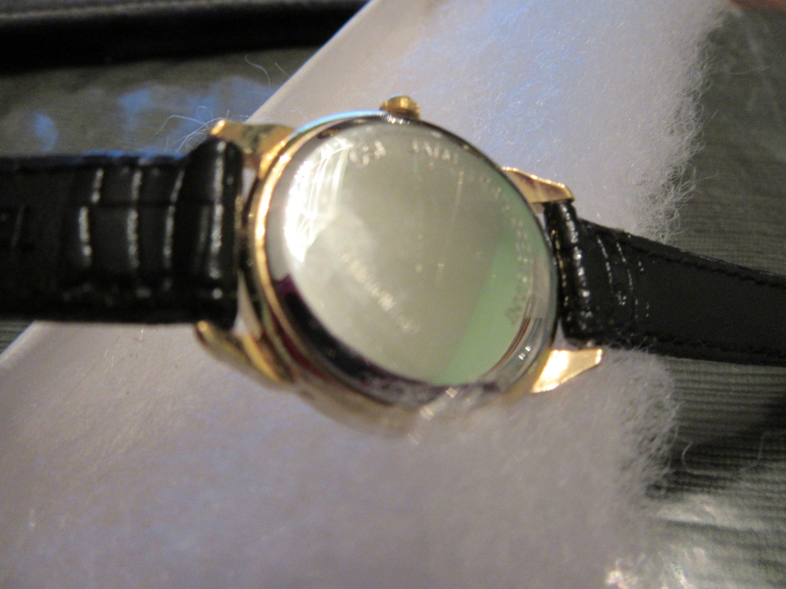 SHOWBOAT 10th Anniversary LADIES Quartz WATCH - Unused, fresh battery, 23 Kt.GP