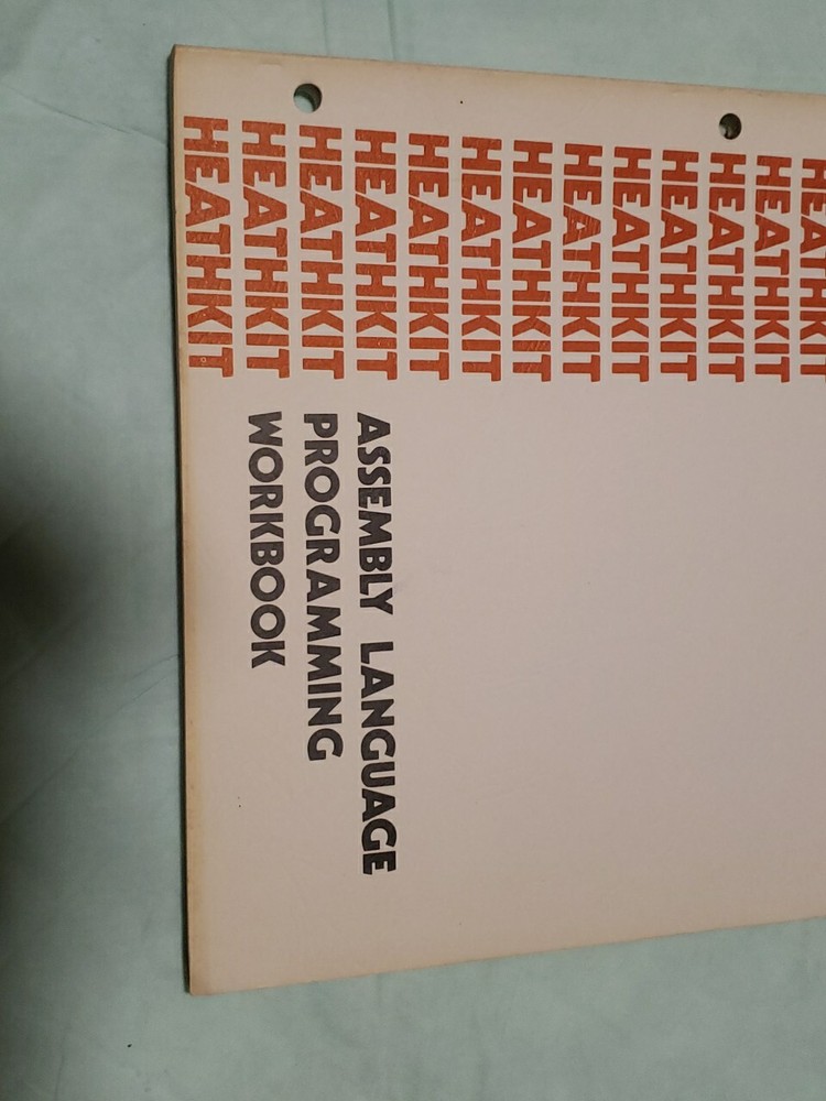 Rare 1979 Heathkit Continuing Education: Assembly Language Programming Workbook