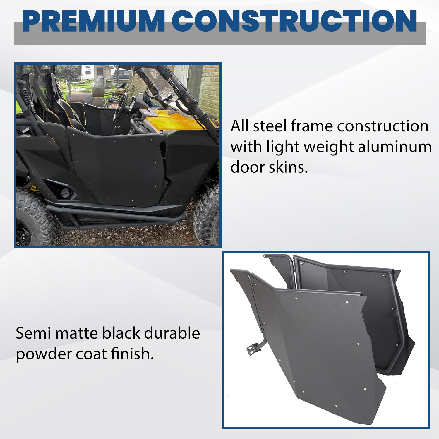 Set of 2 For 2011-2020 CAN-AM Maverick / Commander 800 1000 UTV Suicide Doors