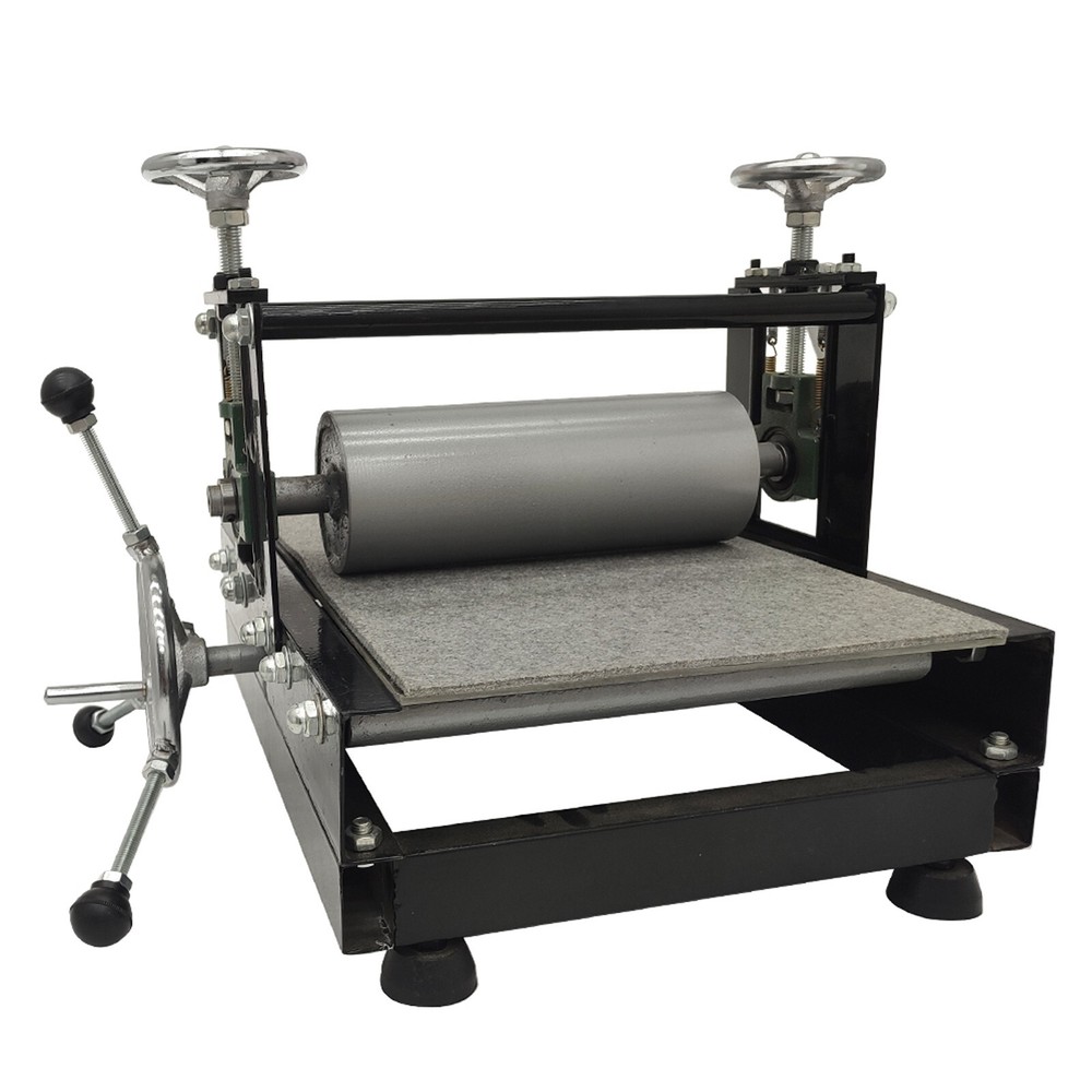 19.7*12.6in Tabletop Printmaking Machine Portable Slab Roller Engraving Press