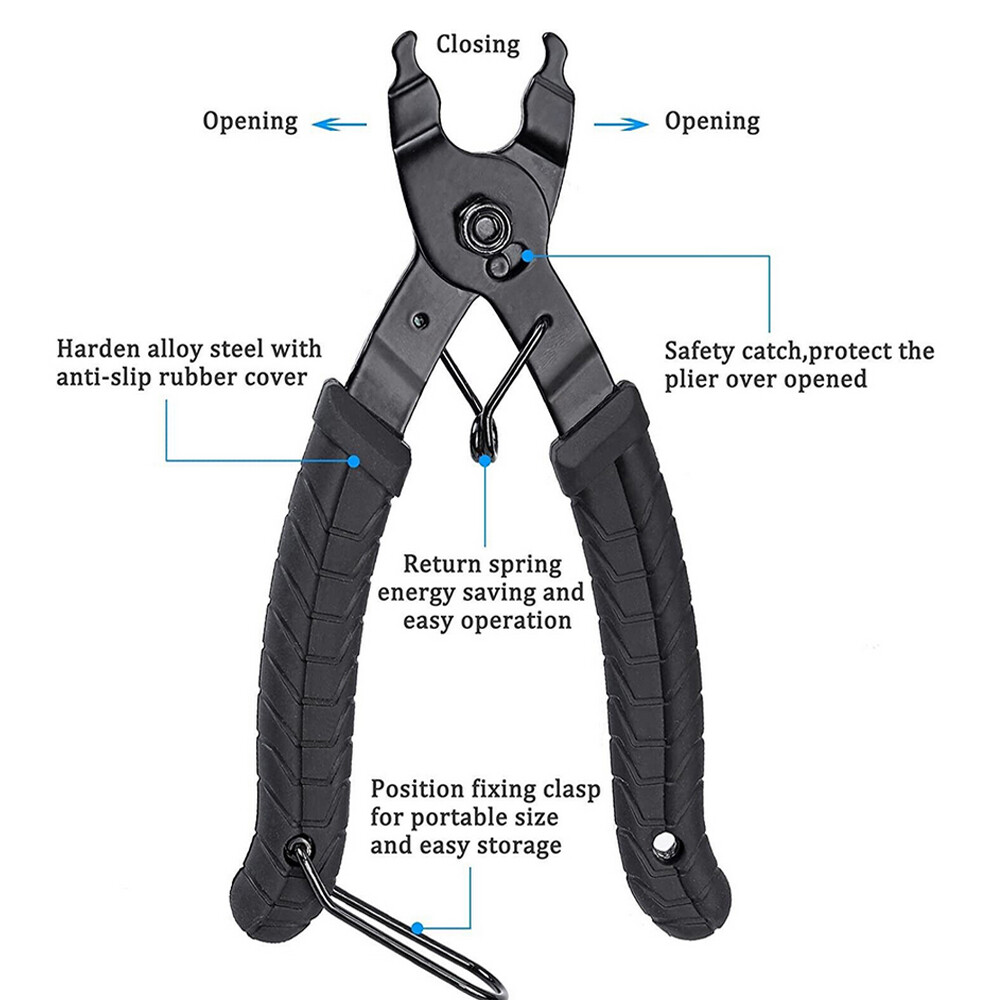 Pliers Master Link Quick Link Open Close Tool OZ Bicycle Chain Bike Missing Link
